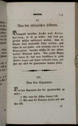 XII. Von den Kapaunen.