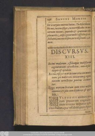 Discursus. XIII.