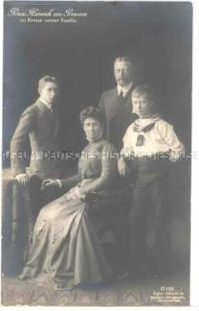 Heinrich von Preußen mit Familie