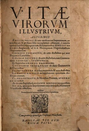 Vitae virorum illustrium
