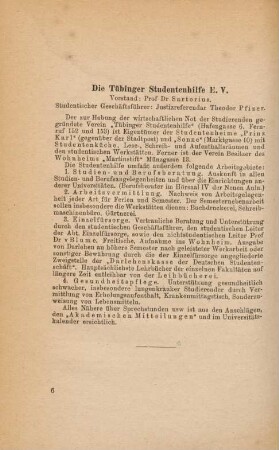 6, Die Tübinger Studentenhilfe E.V.