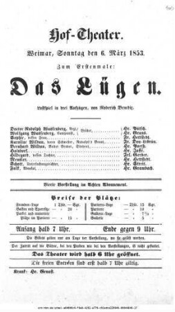 Das Lügen
