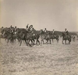 Jessen nordöstlich von Meißen. Erntefestspiel 1933. Napoleons Reiterei rückt gegen Tirol vor