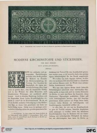 Moderne Kirchenstoffe und Stickereien, [2]