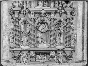 Kirche, Altar des Hl. Bernhard - Mitte