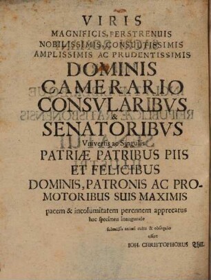De Advocatia Imperatoris Ecclesiastica : Disputatio Inauguralis
