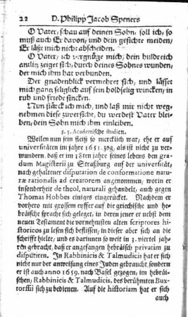 §. 5. Academische studien