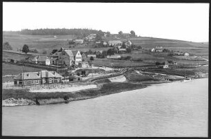 Malter. Talsperre , Gasthof und Bahnhof