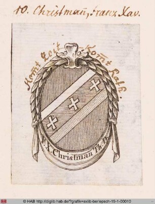Wappen des Franz Xaver Christmann