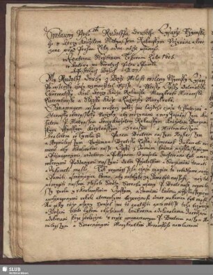 Bl. 15v-16v. ... Rudolffa Druhego ...1608