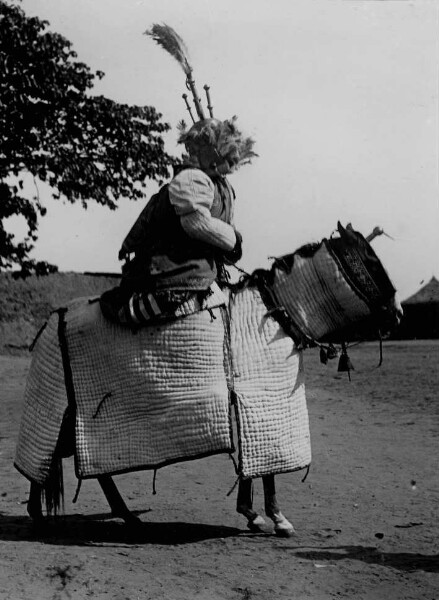 Rider with cotton armour