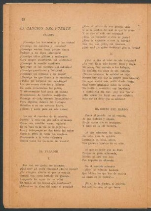 La canción del fuerte