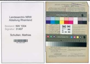 Entnazifizierung Mathias Schullien , geb. 23.02.1891 (Fraeser)