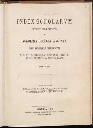 1895_WS: Index scholarum publice et privatim in Academia Georgia Augusta ... habendarum