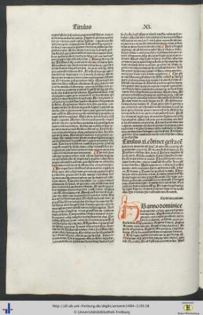 Titulus XI.