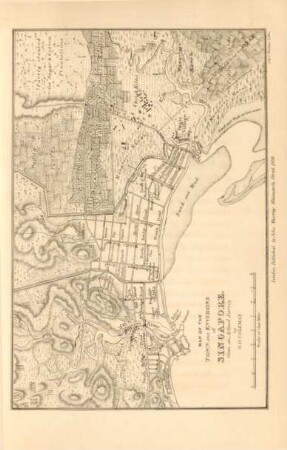 Map of the town and environs of Singapore from an actual survey by G. D. Coleman