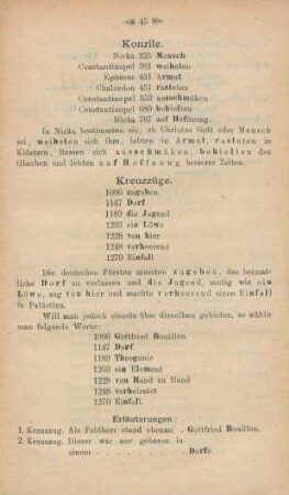 Konzile. Kreuzzüge.