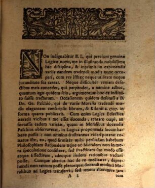 De variis modis logicam tradendi, speciatim de logica symbolica