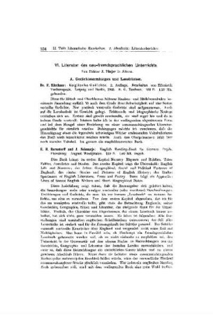 Literatur des neu-fremdsprachlichen Unterrichts