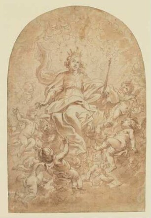 Maria in Wolken