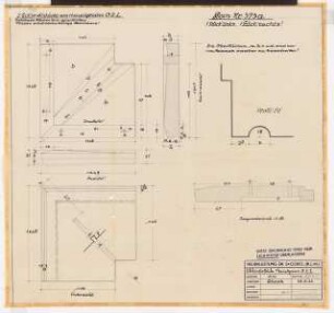 Reichsluftfahrtministerium, Berlin: Hauptgesims Q2L (Werkstein): Details 1:10