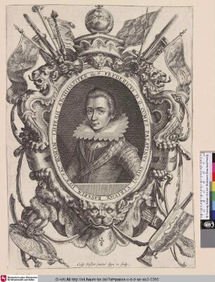Fredericus D.G. Comes Palatinus Rheni Utriusque Bavariae Dux/ Sac. Roman. Imperii Archidapifer etc.