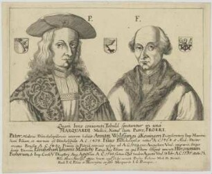 Doppelbildnis Pater et Filius Marquard Freher