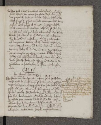 Cap. IV. De Jeremia