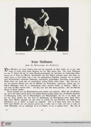 21: Artur Volkmann : (zum 60. Geburtstage des Künstlers)