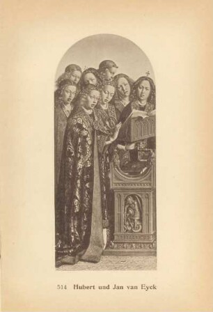 Hubert und Jan van Eyck. Die singenden Engel. 514