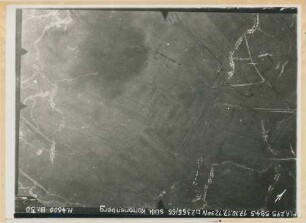 Foto des Geländes südlich des Kanonenberges nördlich von Massiges (Luftbild)