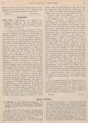 85-90 Kleine Kritiken