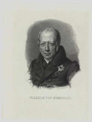 Porträt von Wilhelm von Humboldt