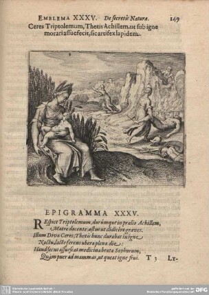 Emblema XXXV. De secretis Naturae.