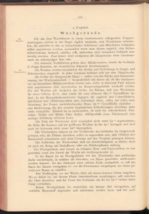 4. Kapitel. Wachgebäude.