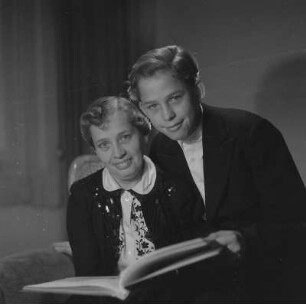 Doppelporträt von Mutter und Sohn