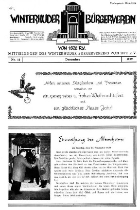 Nr. 12, Dezember 1959