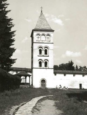 Putna (Suceava), Rumänien. Kloster (1466-1470), Glockenturm (1885)