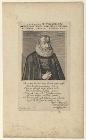 Bildnis des Casparus Bitschius