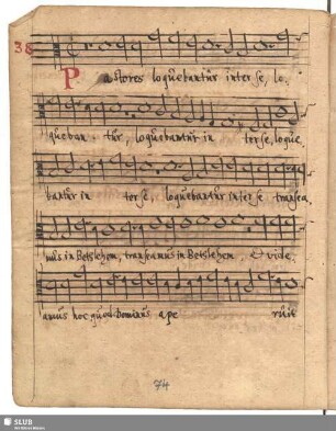 38. Dulichius, Philipp: Pastores loquebantur