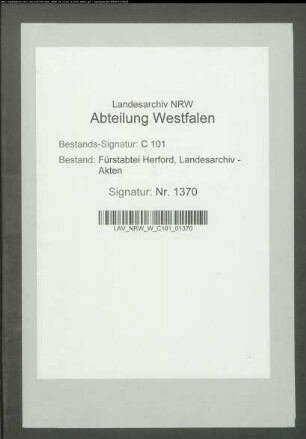 Bericht über ein beim Garten des Dechanten Consbruch am Ufer der Werre aufgefundenes totes neugeborenes Kind