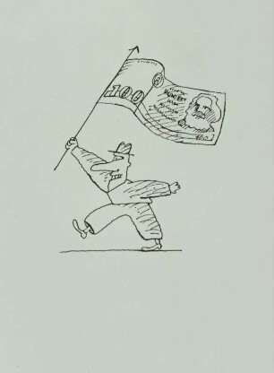 Illustration zu J. Müller "Pfeffer- und Pfifferlinge"