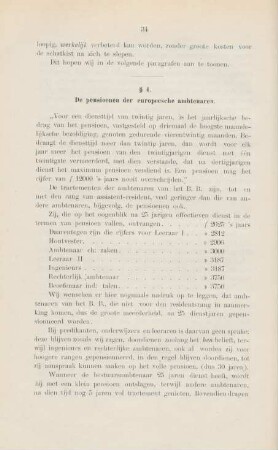 § 4. De pensioenen der europeesche ambtenaren