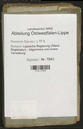 Anstellung der Schornsteinfeger, Bd. 1