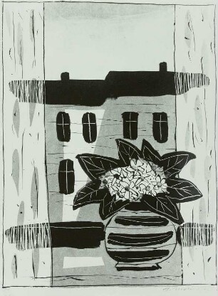 Blumen am Fenster
