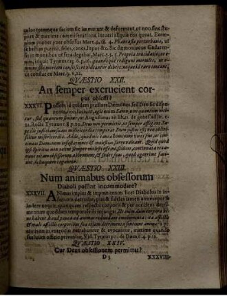 Quaestio XXIV. Cur Deus obsessionem permittat?