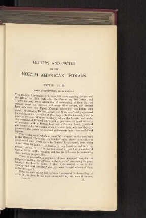 Letter - No. 32 Fort Leavenworth, Lower Missouri