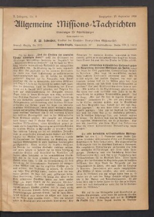 No. 9. 15. September 1916