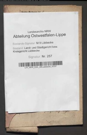 Erblasser: Bloebaum, Sophie Charlotte, geb. Stecher: