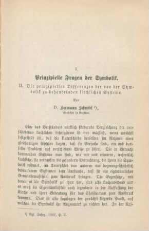 599-646 Prinzipielle Fragen der Symbolik : II. die prinzipiellen Differenzen der von der Symbolik zu behandelnden kirchlichen Systeme